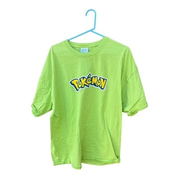 Port and Company Other - Port & Company Pokémon Volunteer T-Shirt Men's Lime Green 2XL Cotton